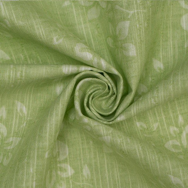 High quality printed Cotton Linen fabric